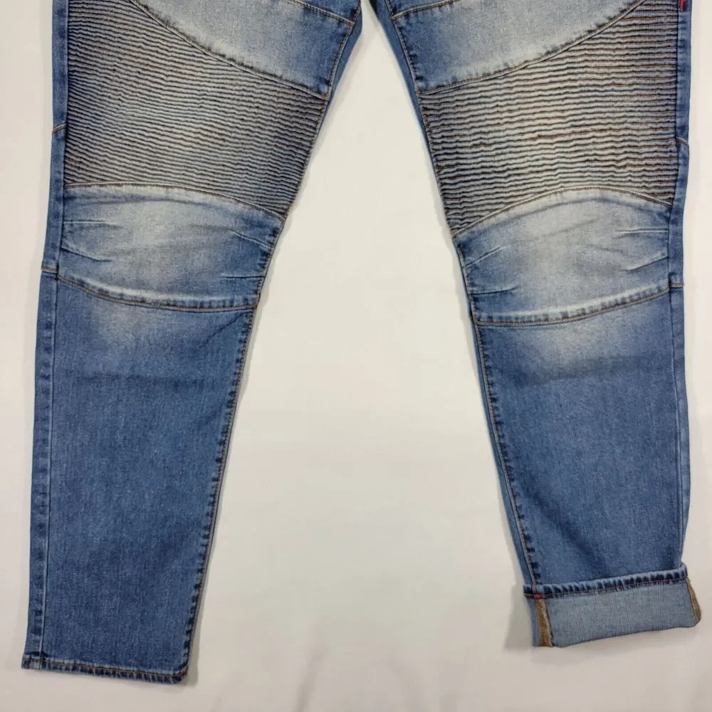 True Religion Men's Denim Jeans Rocco Relaxed Skinny Size 40x33 NEW‎